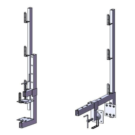 Clamp clamp for vertical or horizontal installation