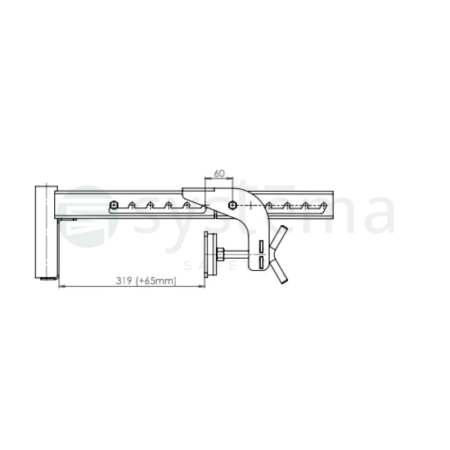 Wall and parapet clamp extension Basic +