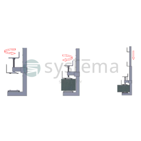 Clamp clamp for vertical or horizontal installation