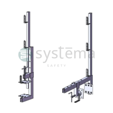 Clamp clamp for vertical or horizontal installation