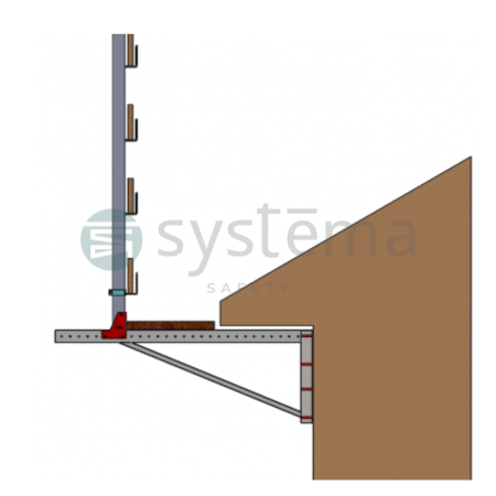 Adjustable roof post for walkway mounting