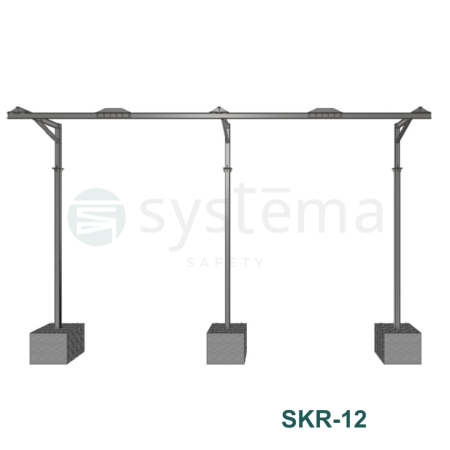Truck loading safety system SKR - Rail System for Long Trucks