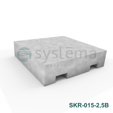 Truck loading safety system SKR - Concrete block