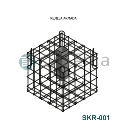 Truck loading safety system SKR - Post with swivel arm 2,5m without anchor plate