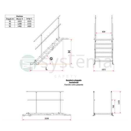 Stairways for construction sites