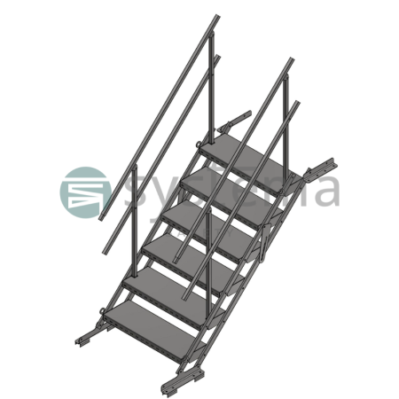 Stairways for construction sites