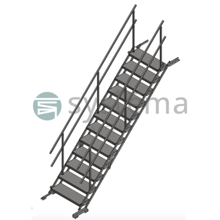 Stairways for construction sites