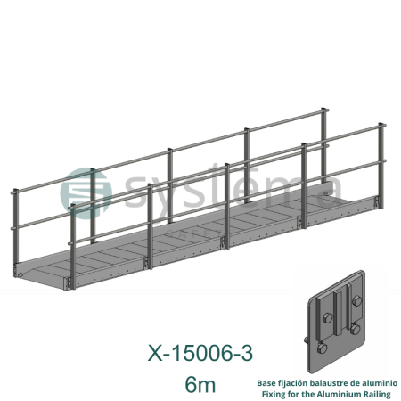 Pasarela de seguridad obras